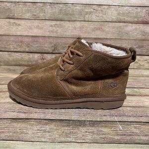 Ugg Brown Suede Nuemel Ankle Boots